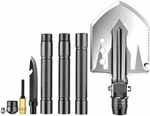في الهواء الطلق مجرفة قابلة للطي أداة متعددة بقاء للطي التخييم مجرفة Outdoor Folding Shovel Multi-Tool Survival Folding Camping Shovel