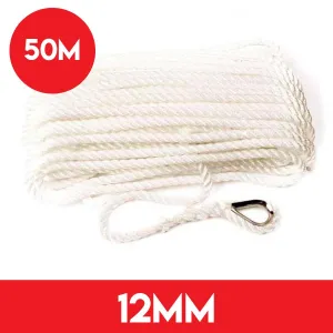12mm Pre Spliced Anchor Line - 50 Meters