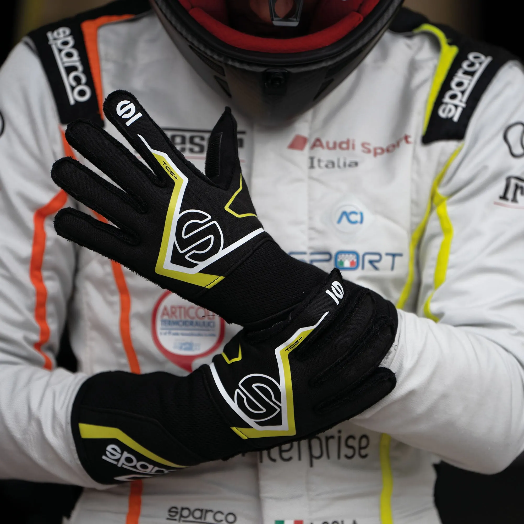 2025 Sparco TIDE  Racing Driver Gloves Fireproof HTX FIA Approved Race Rally