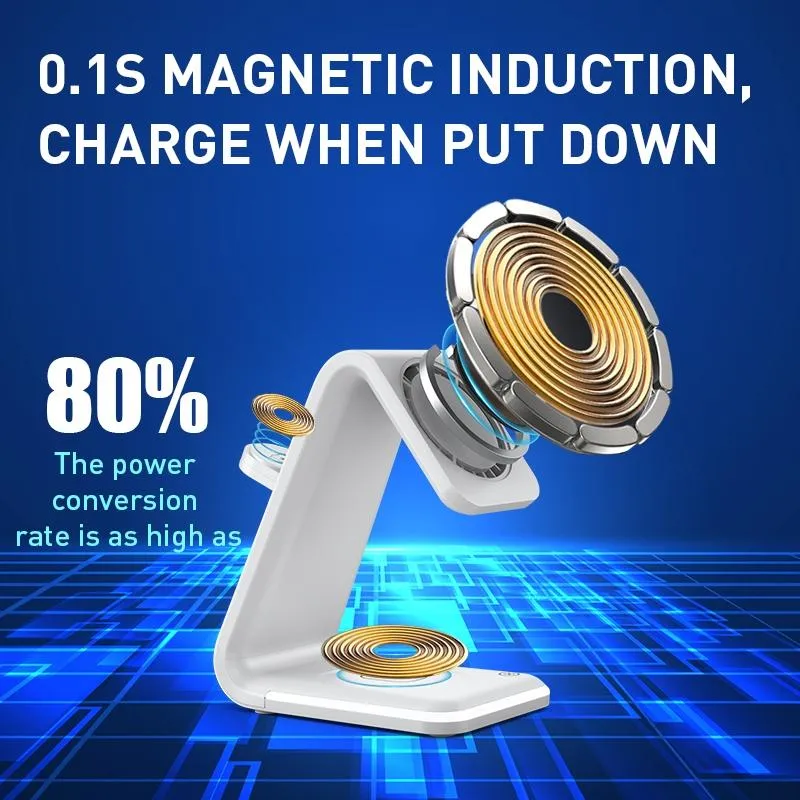 3 In 1 Magnetic Wireless Vertical Charger