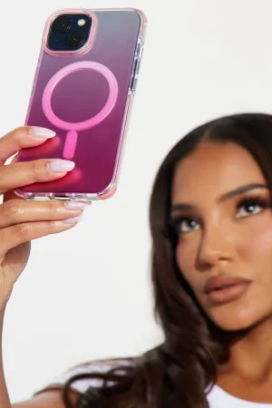 Alanna iPhone 14 Pro Case With Magnet Ring - Pink