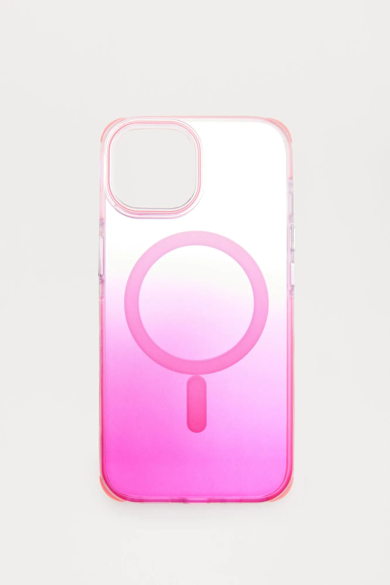 Alanna iPhone 15 Case With Magnet Ring - Pink