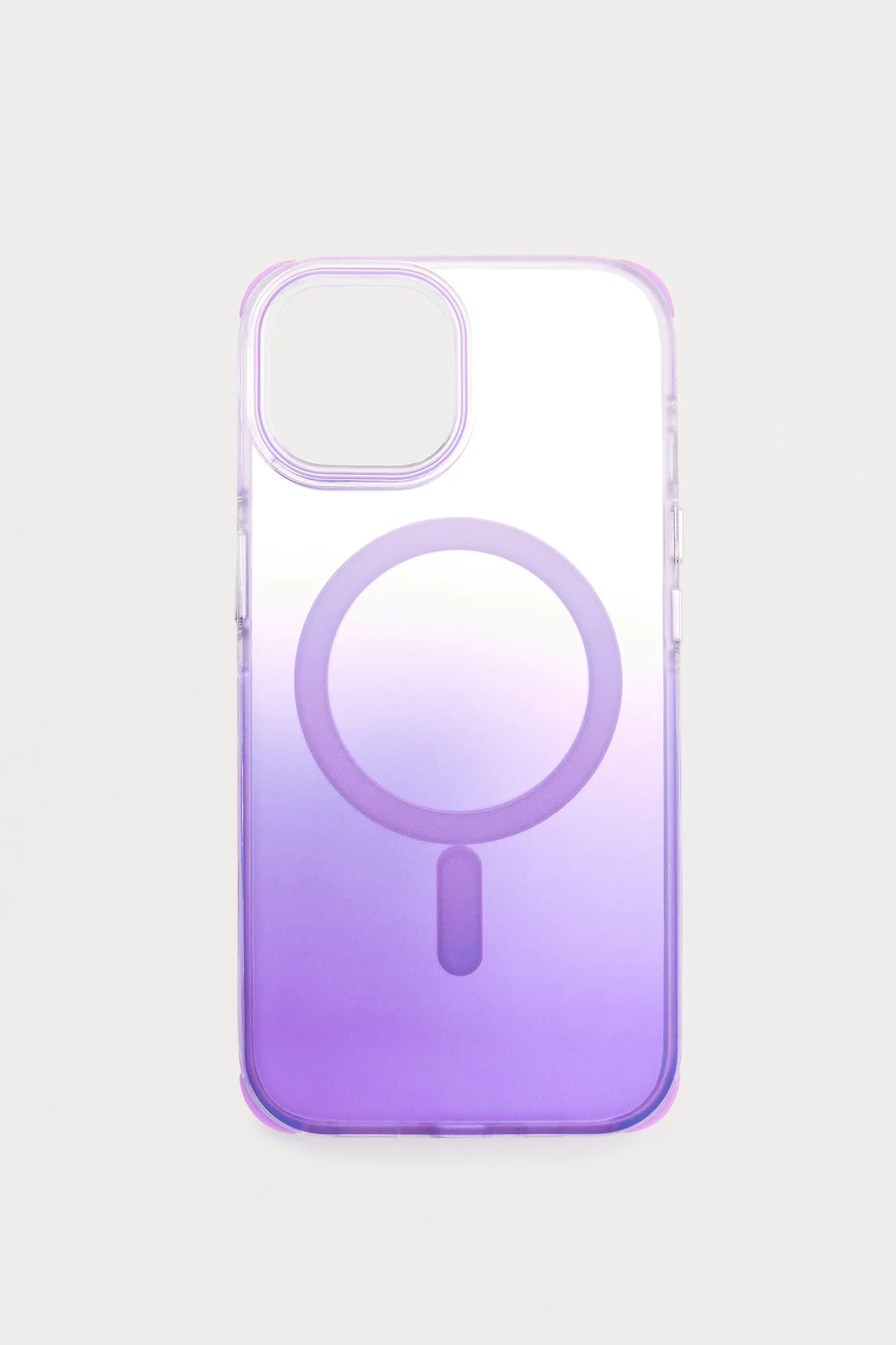Alanna iPhone 15 Case With Magnet Ring - Purple