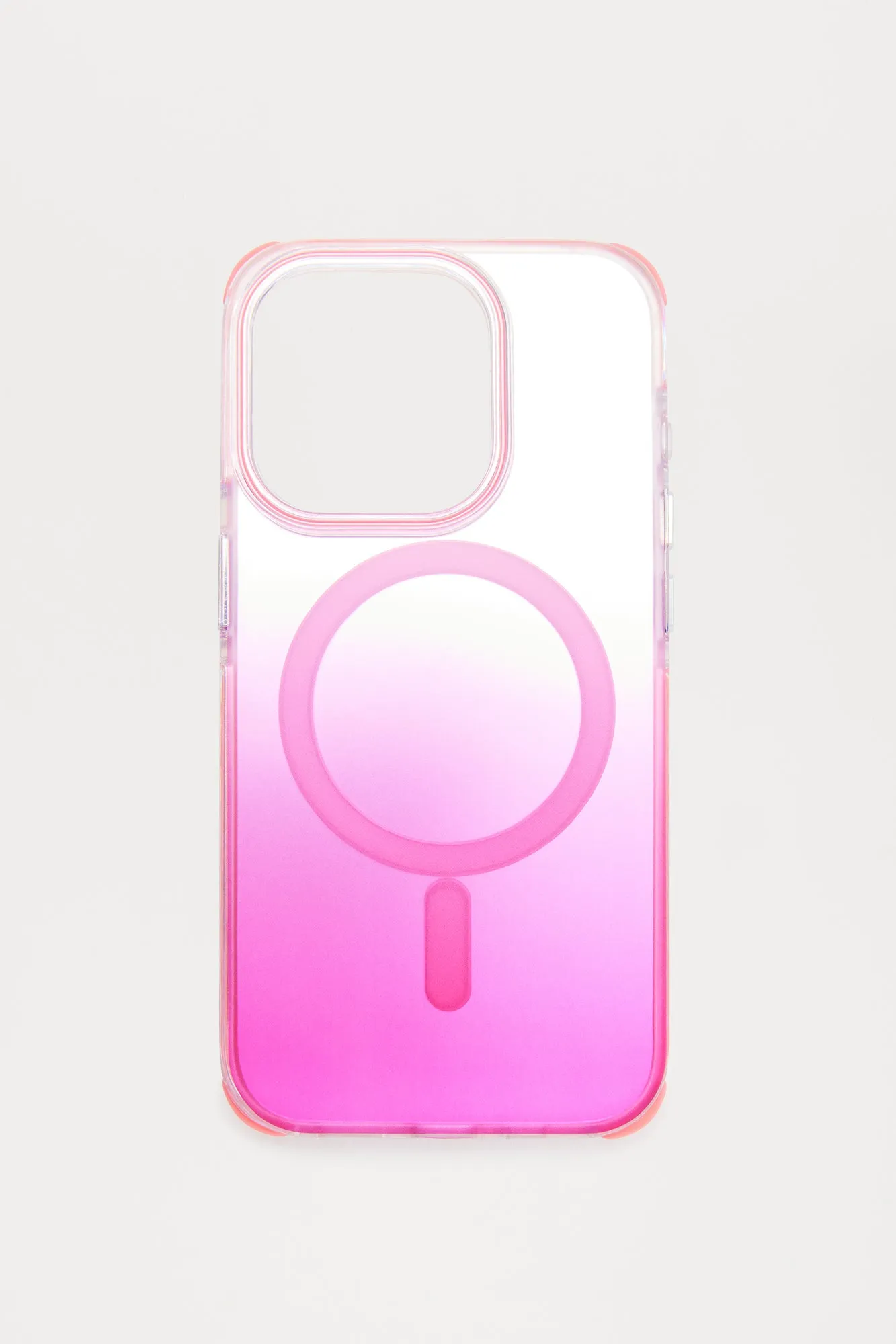 Alanna iPhone 15 Pro Case With Magnet Ring - Pink