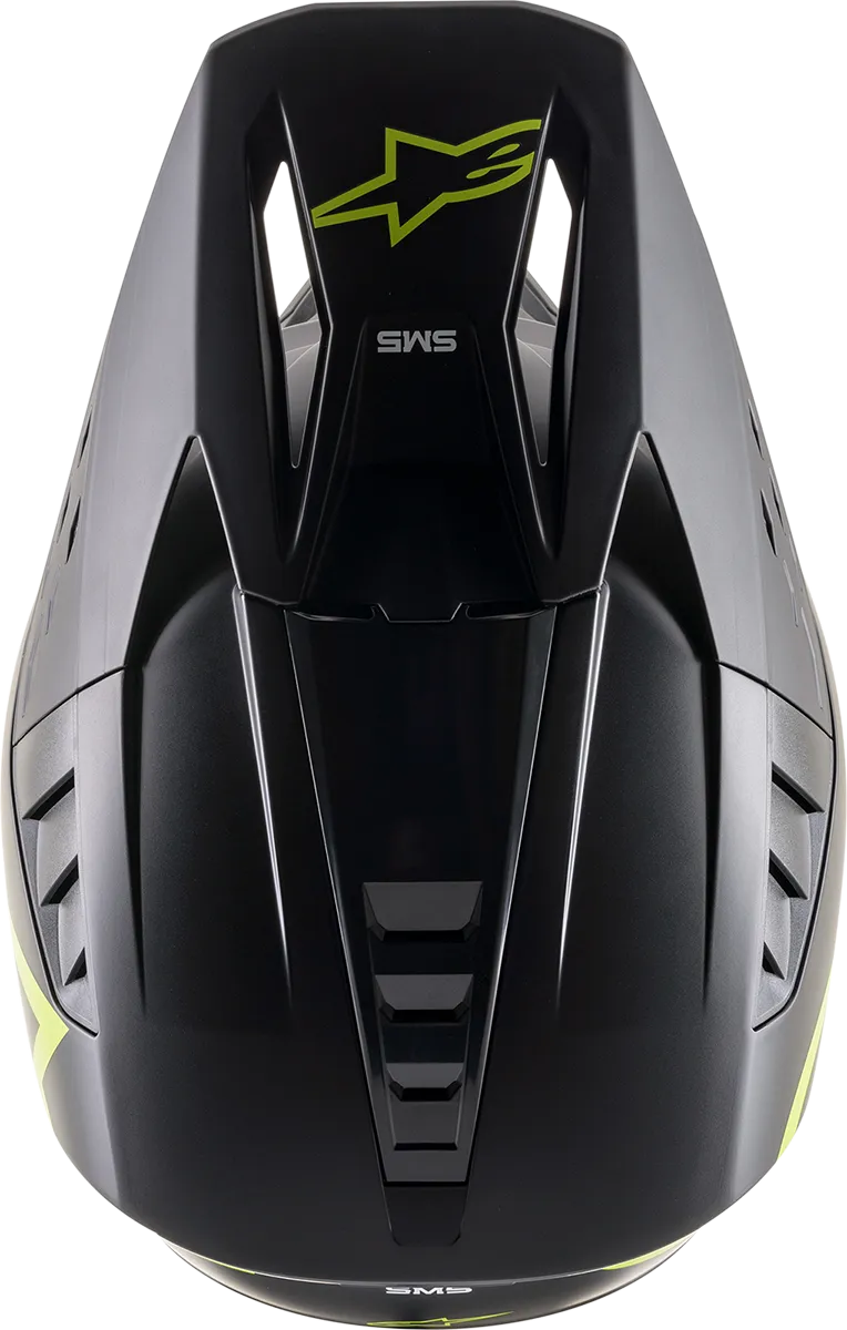 ALPINESTARS SM5 Helmet - Compass - Matte Black/Yellow Fluo - XL 8303321-1559-XL