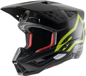 ALPINESTARS SM5 Helmet - Compass - Matte Black/Yellow Fluo - XS 8303321-1559-XS