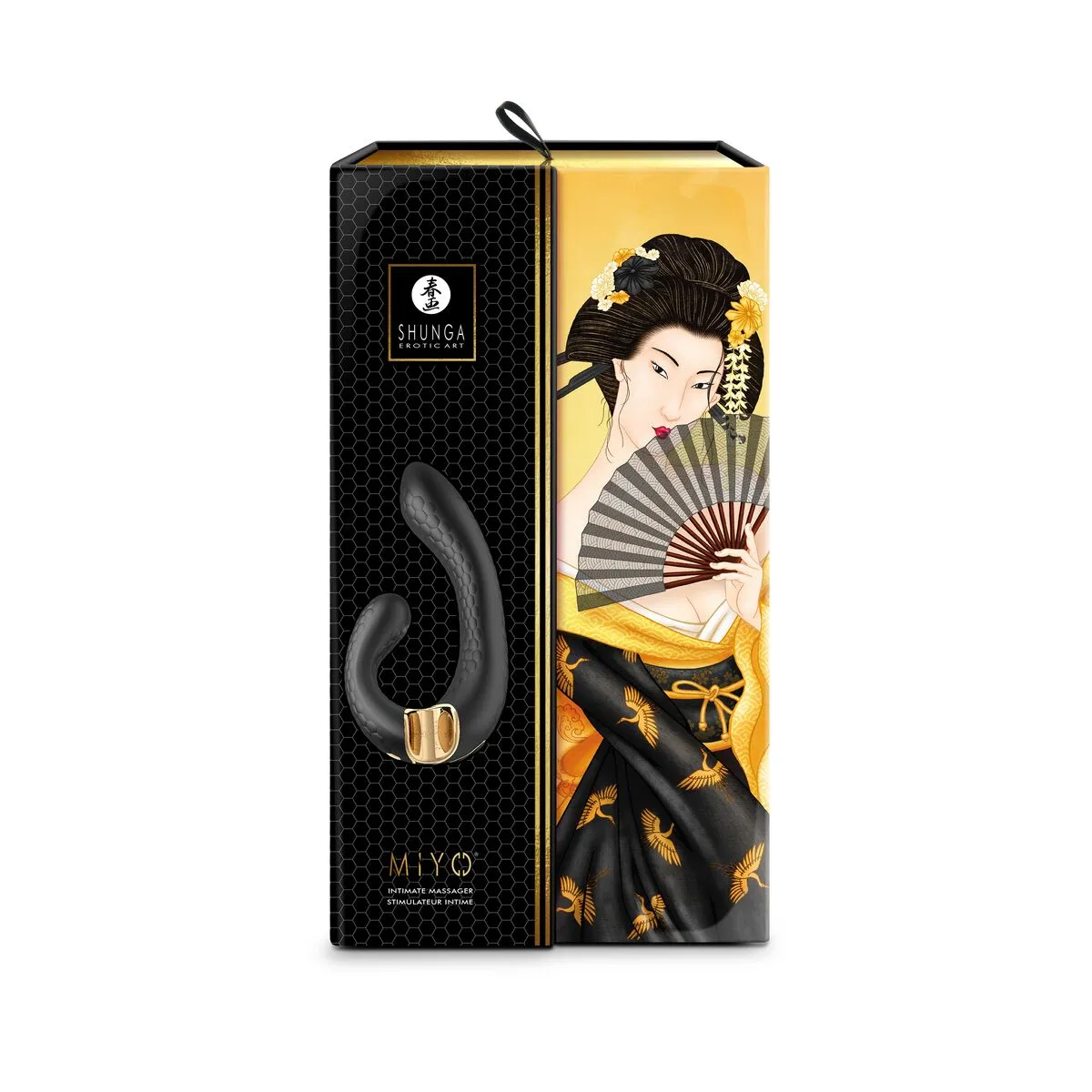 Dual Stimulation Vibe by Shunga Miyo Black