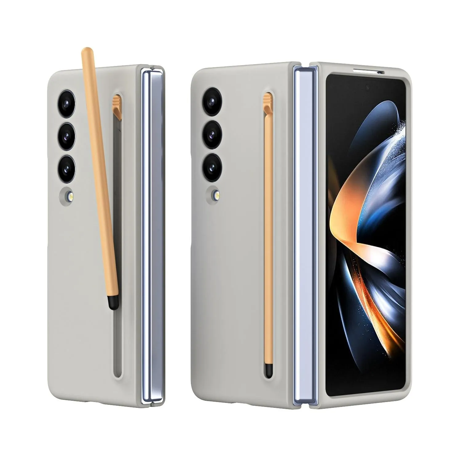 Enhanced Shockproof Phone Case for Samsung Galaxy z Fold 4 - Pen Design