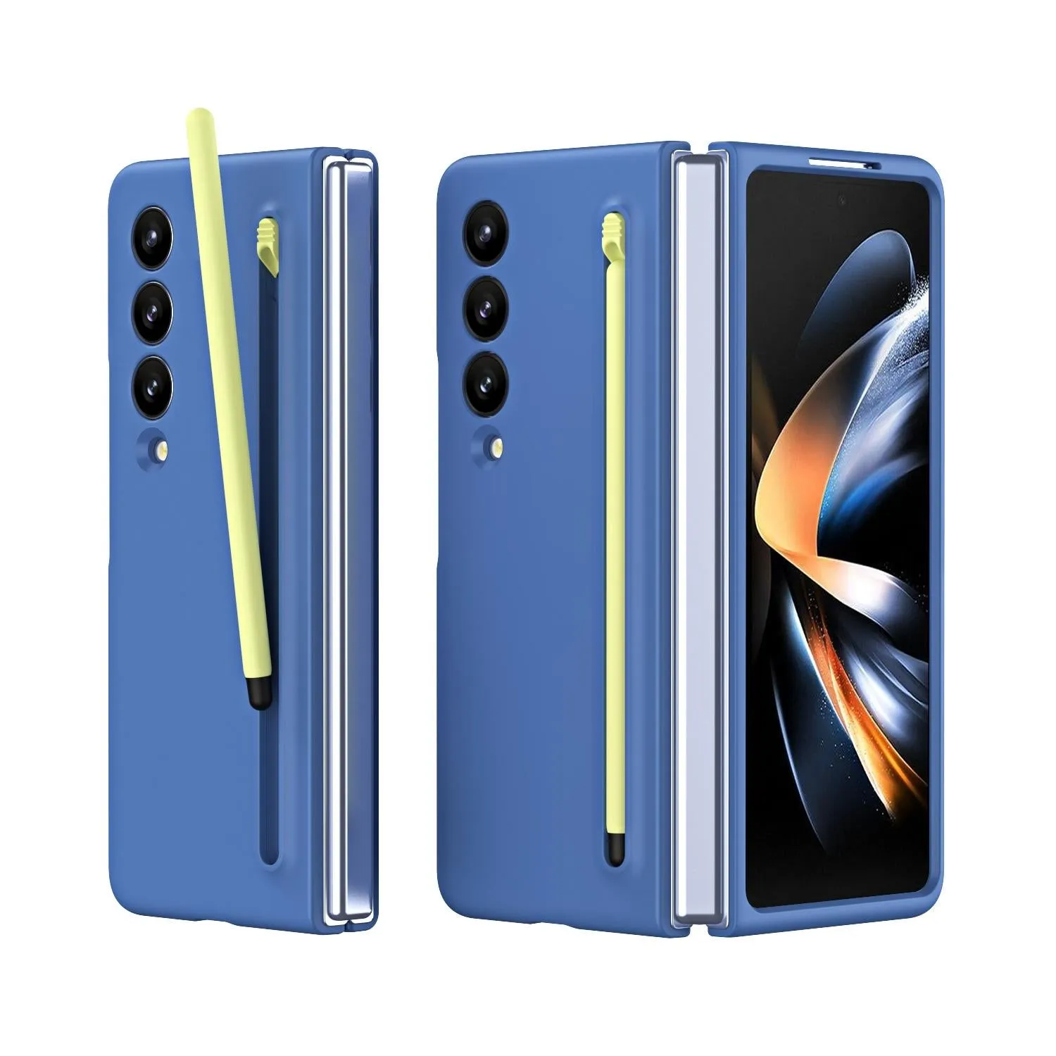 Enhanced Shockproof Phone Case for Samsung Galaxy z Fold 4 - Pen Design