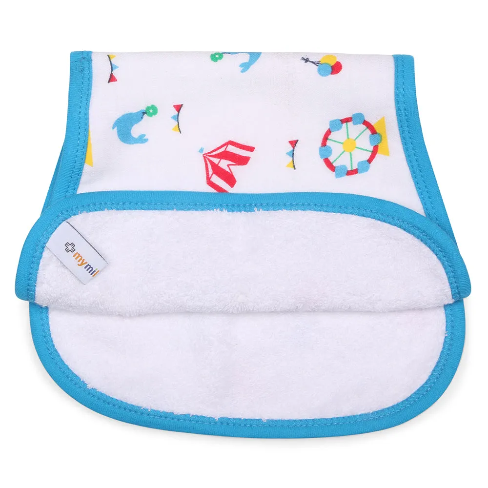 My Milestones Luxe all-purpose Washcloths 2pc Set - Carnival Blue