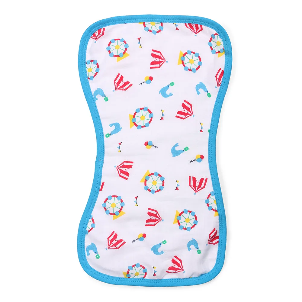 My Milestones Luxe all-purpose Washcloths 2pc Set - Carnival Blue