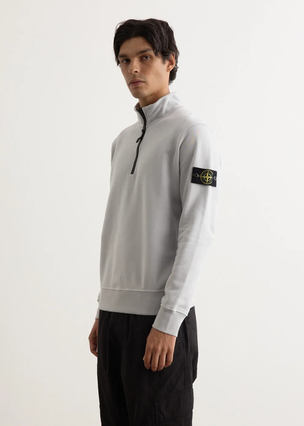 Organic Cotton Half Zip Sweatshirt