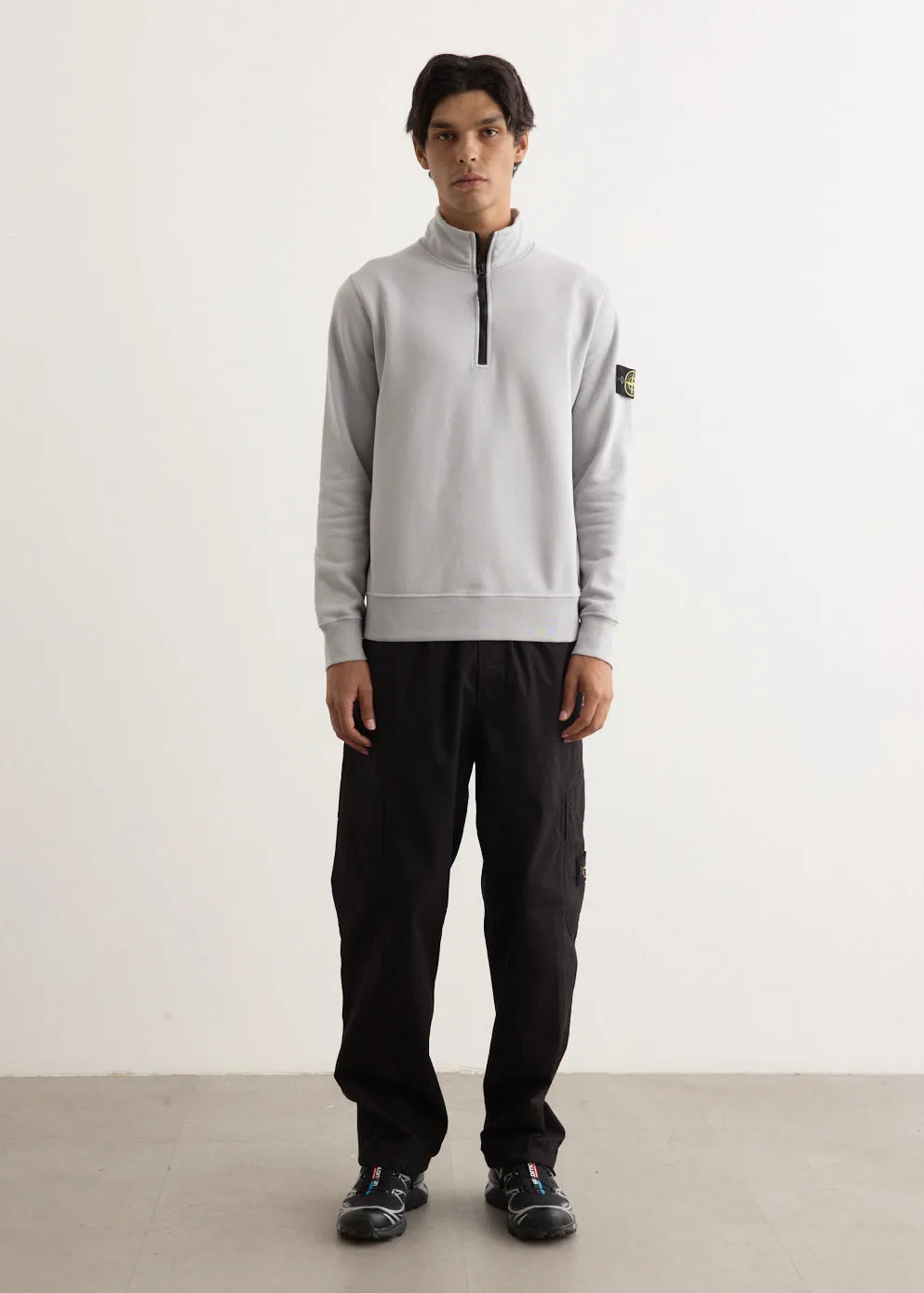 Organic Cotton Half Zip Sweatshirt