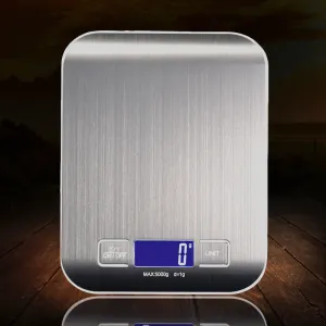 Rechargeable Stainless Steel Kitchen Scale