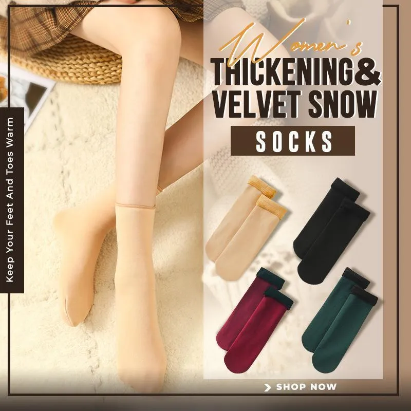 Warm Thick Cashmere Snow Socks