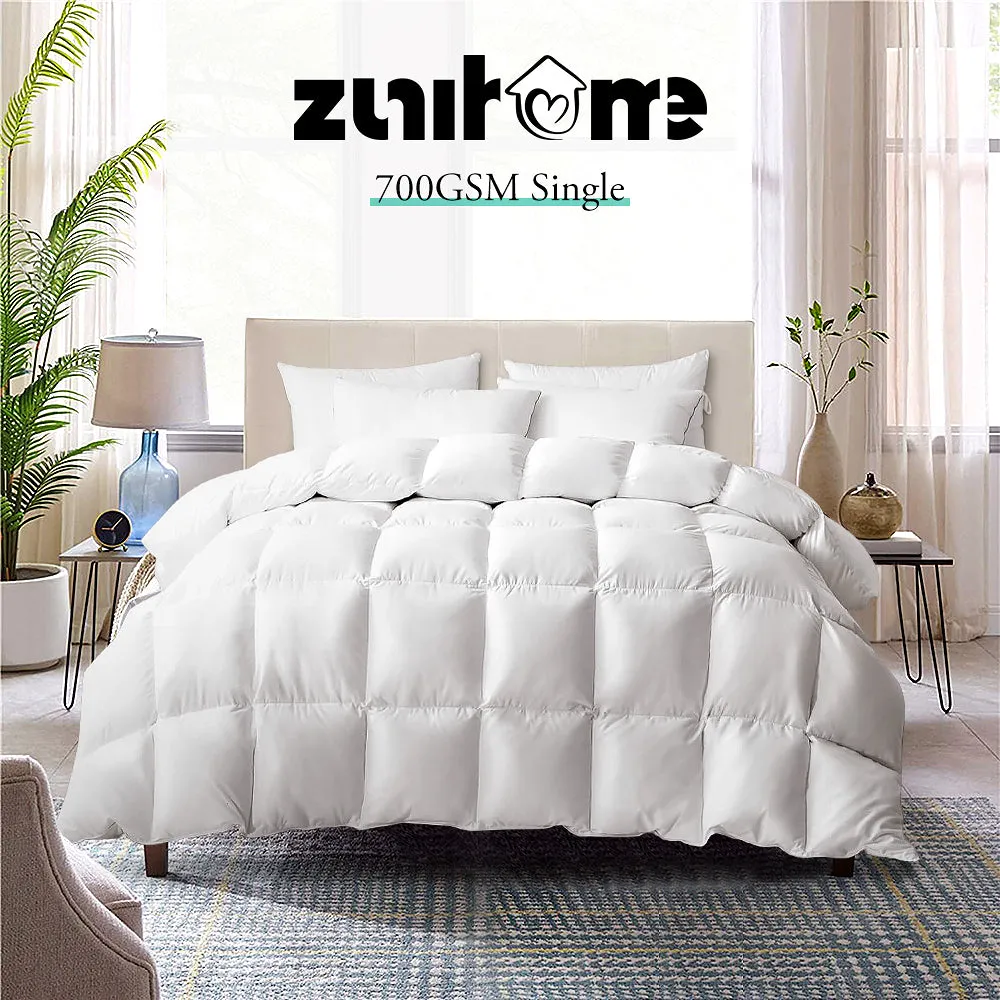 ZUNI Goose Down Duvet Quilt Duvet Doona Winter Summer Quilt 500/700/800GSM